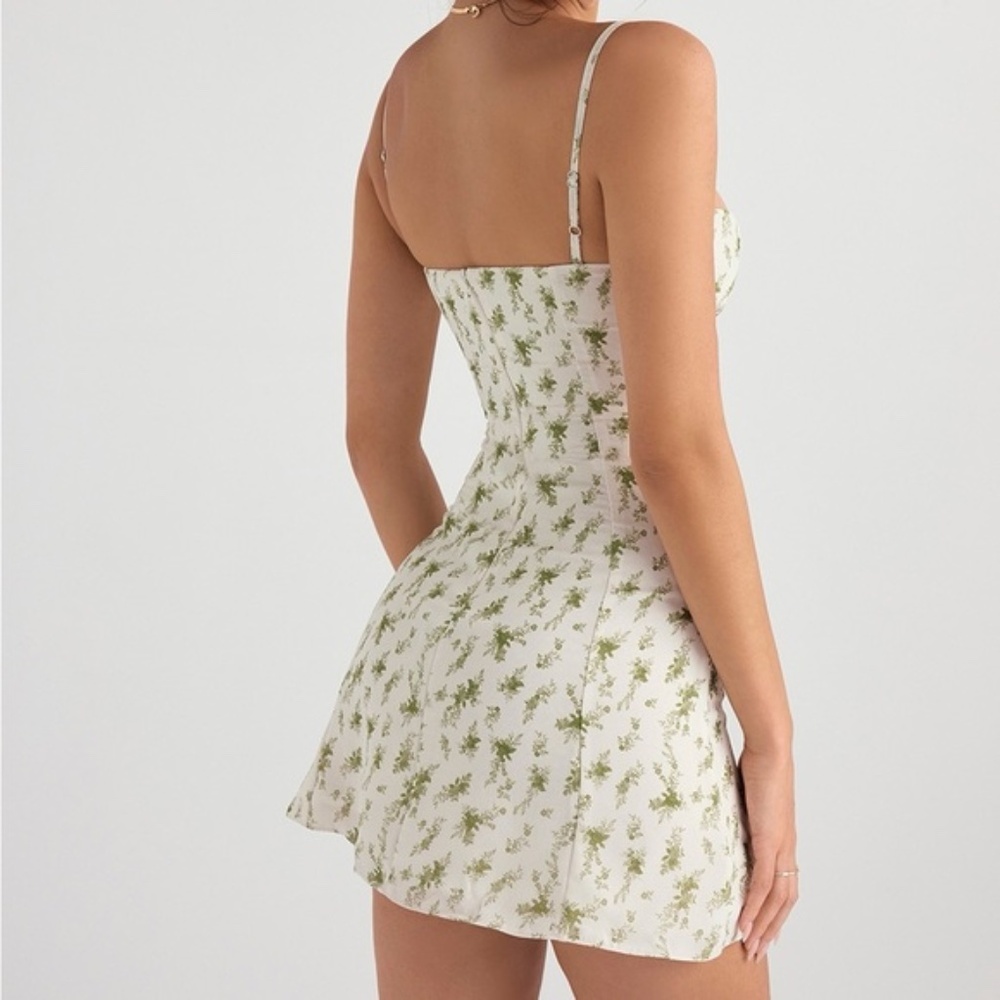 House of Cb Christiana Garden Print Mini Dress - Picture 7 of 8